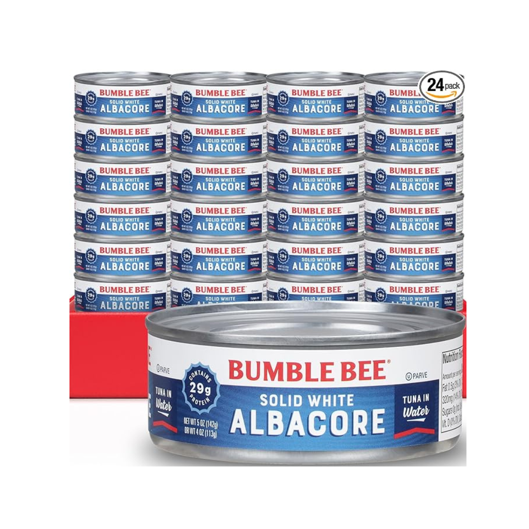 24-Pack 5-Oz Bumble Bee Solid White Albacore Tuna in Water