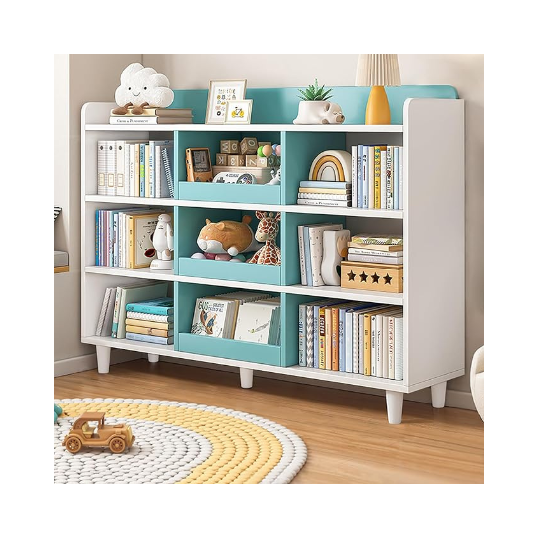3-Tier Open Shelf Kidsroom Sorted Storage Cabinet Organizer
