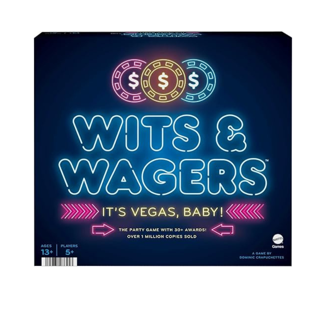 WITS & Wagers Vegas Edition Trivia Family Party Board Game