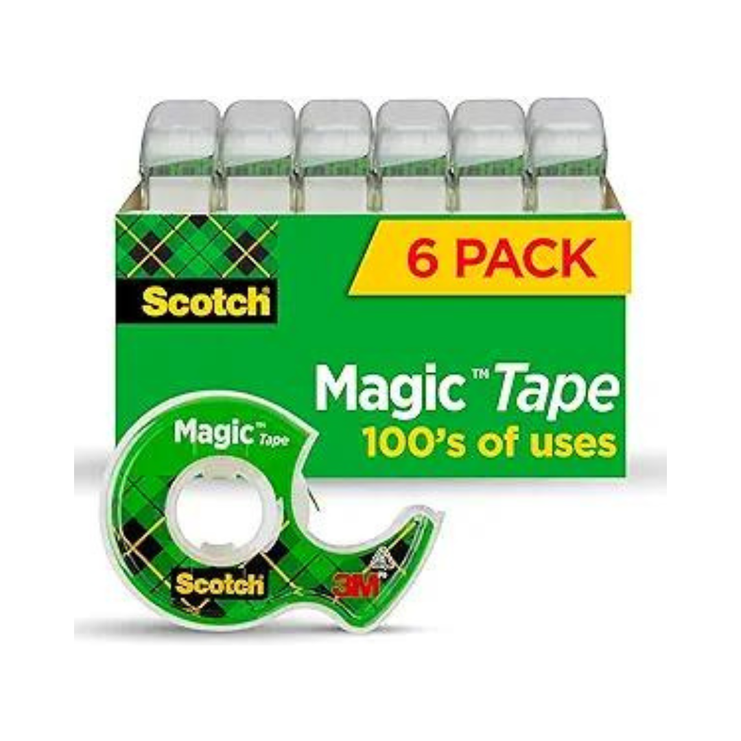 Scotch Magic Tape, 6 Pack