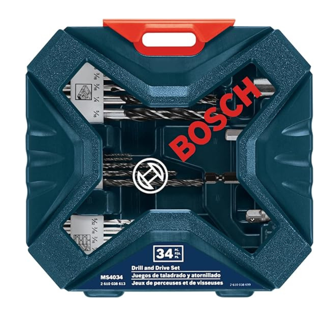 34-Piece BOSCH Drilling and Driving Set