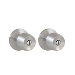 2-Pack Defiant Brandywine Stainless Steel Door Knobs