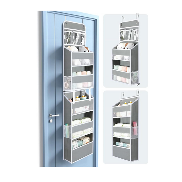 Yecaye 6-Shelf Heavy-Duty Bathroom Closet Organizers and Storage
