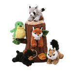 Plush Treehouse with Five (5) Stuffed Forest Animals
