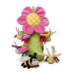 Plush Bug Flower House with Bugs