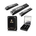 3-Piece R Ruckerco Matte Stainless Steel Nail Clippers Set