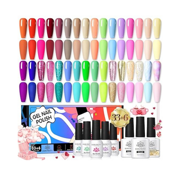 Born Pretty Neon Gel Nail Polish Set