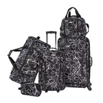 5-Piece Softside Spinner Luggage Set (3 Colors)