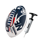 Franklin Sports New England NFL Team 8.5" Football + Air Pump Sets