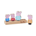 Peppa Pig Wooden Family 4-Figure Set