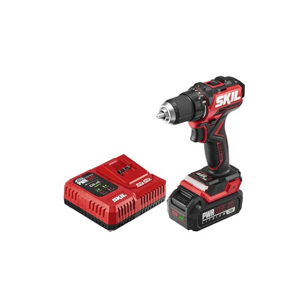 Skil 20V PWR Core 20 1/2" Brushless Cordless Drill/Driver Kit