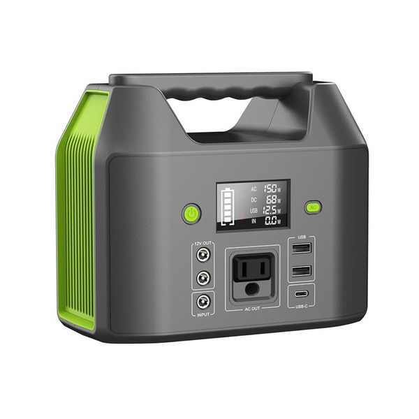 EnginStar 150W Portable Power Bank Li Battery Solar Generator