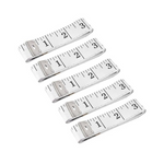 5-Pack Adlukae Double Scale Soft Body Measuring Tape