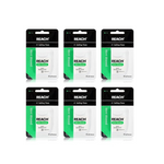 6-Pack Reach Waxed Mint Flavored 55 YD Dental Floss Bundle