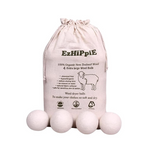 Pack of 4 Ezhippie Pure Organic Reusable Wool Dryer Balls