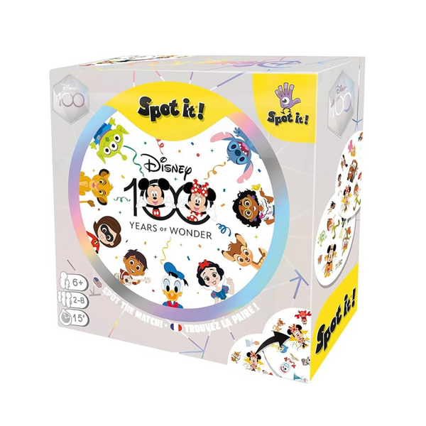 Zygomatic Spot It! Disney 100 Years of Wonder Card Game