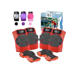 Kids Elbow and Knee Pads Protective Gear Set with Wrist Guards