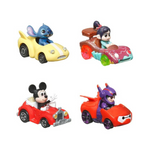 Set of 4 Die-Cast Disney Toy Cars with Disney Characters as Drivers