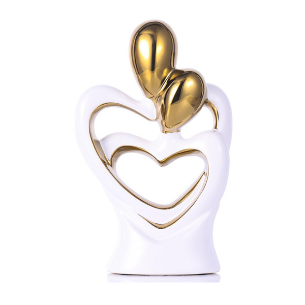 Xmgzq Ceramic Couple Statue Aesthetic Room Decor