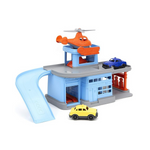 Green Toys Parking Garage with 3 Vehicles