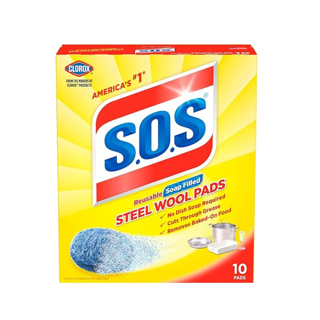 10-Count S.O.S Steel Wool Soap Pads