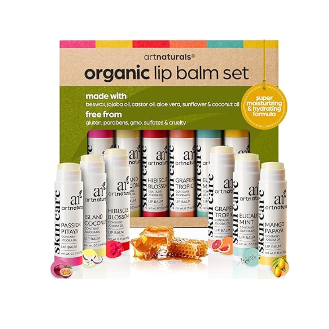 6-Pack Artnaturals Natural Organic Lip Balm