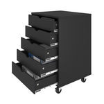 Yitahome 5 Drawer Chest, Mobile File Cabinet with Wheels