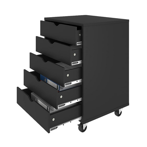 Yitahome 5 Drawer Chest, Mobile File Cabinet with Wheels
