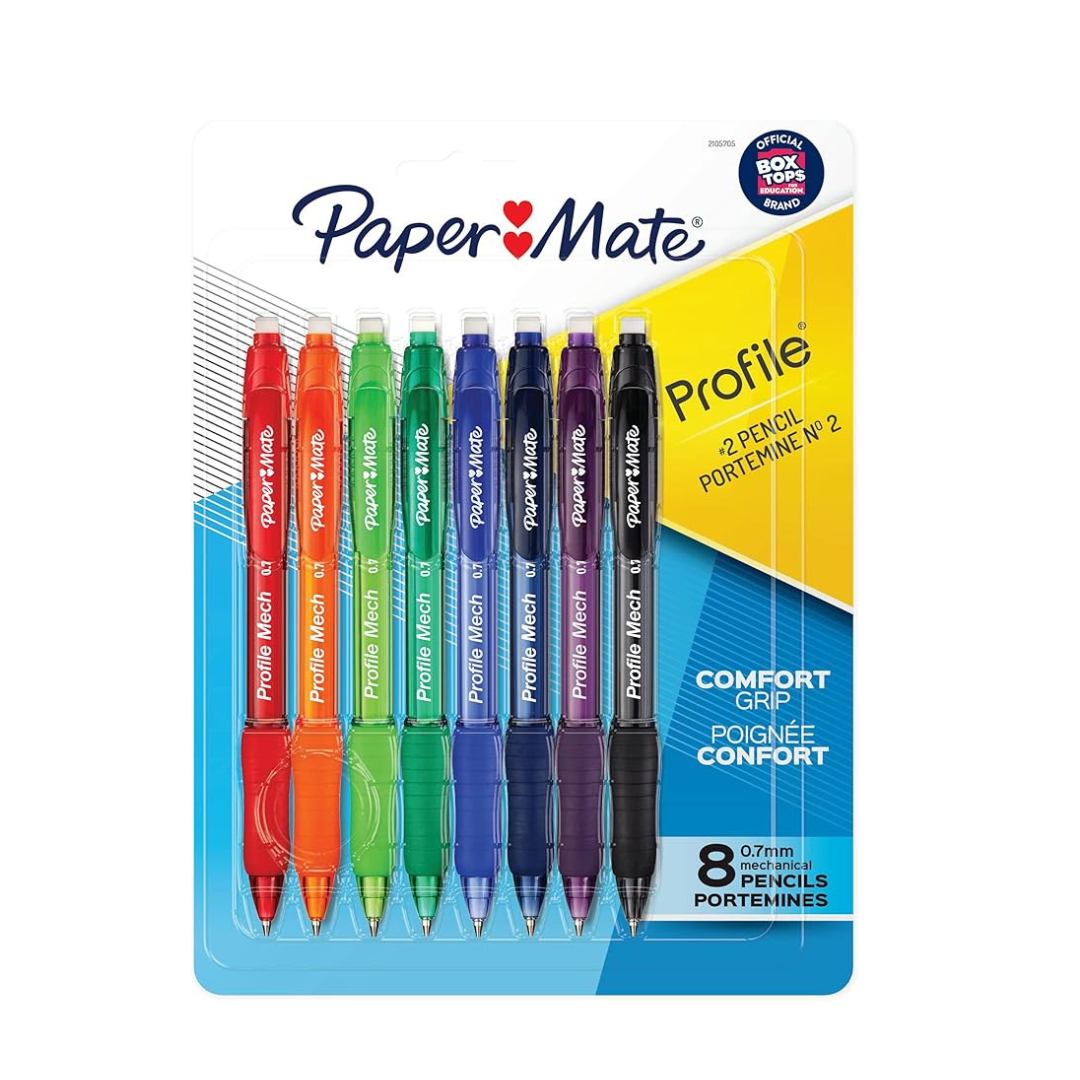 8-Count Paper Mate Profile Mech Mechanical Pencil Set