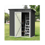 Lofka Metal Outdoor Storage Cabinet with Single Lockable Door
