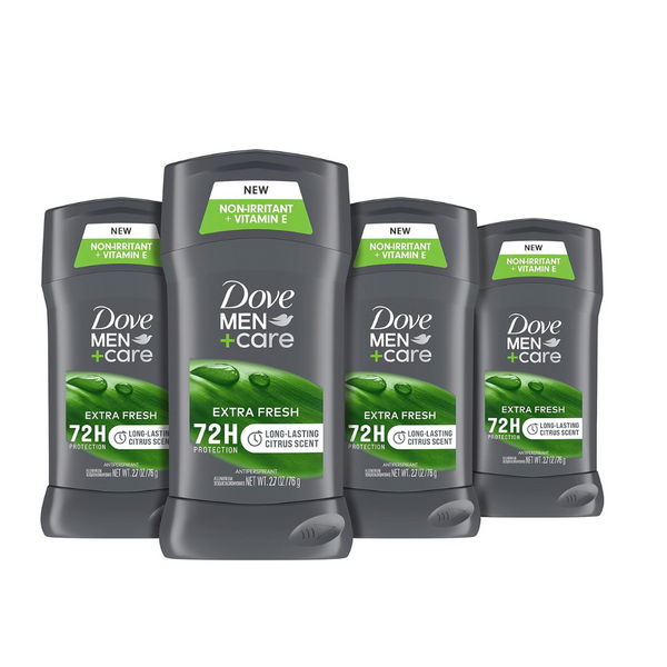 4-Pack Dove Men+Care Antiperspirant Deodorant Stick