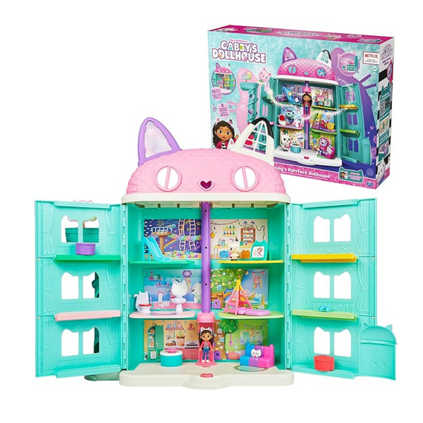 15-Piece Gabby's Purrfect Dollhouse 2-Foot Tall Playset