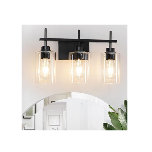 Modern 3-Light Fixture for Bathroom
