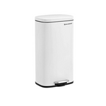 Songmics 8-Gallon Stainless Steel Plastic Inner Bucket Trash Can