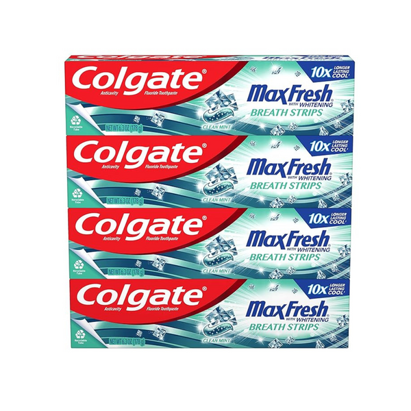 Colgate Max Fresh Whitening Toothpaste with Mini Strips