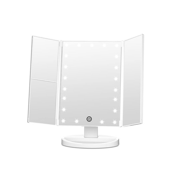 Fascinate Trifold 2X/3X Magnification Vanity Mirror with 21 LED Lights