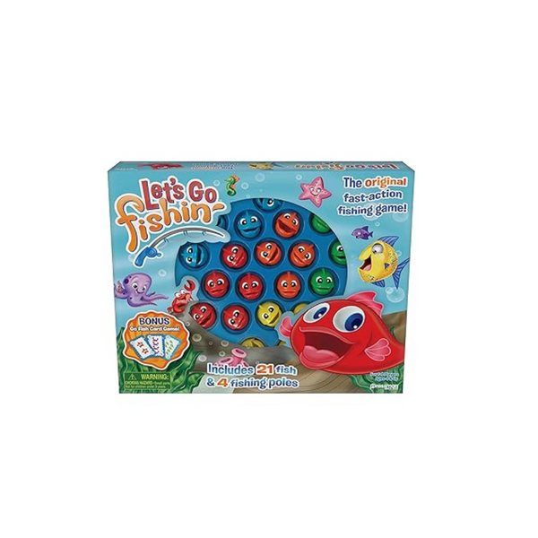 Pressman Let’s Go Fishin’ Combo Game, Includes Go Fish Card Game