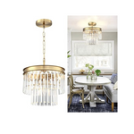 2-Tier Crystal Chandelier