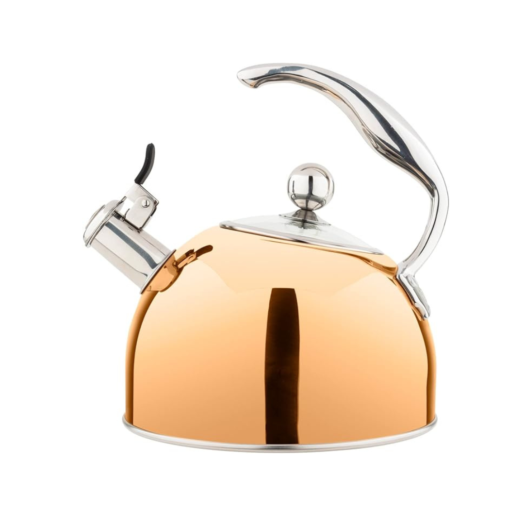 Viking Culinary 3-Ply Stainless Steel 2.6 Quart Whistling Tea Kettle