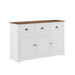 Homfa Sideboard Storage Cabinet with 3 Drawers & 3 Doors
