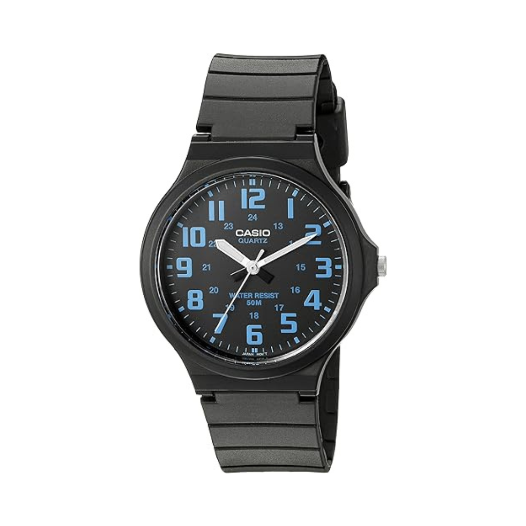 Casio Men's 'Easy To Read' Quartz Black Casual Watch