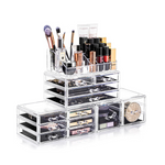 4-Piece Urmoms Acrylic Makeup Storage Box