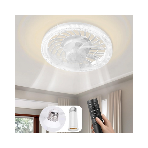 Gytbl Modern Ceiling Fans with Lights and Remote