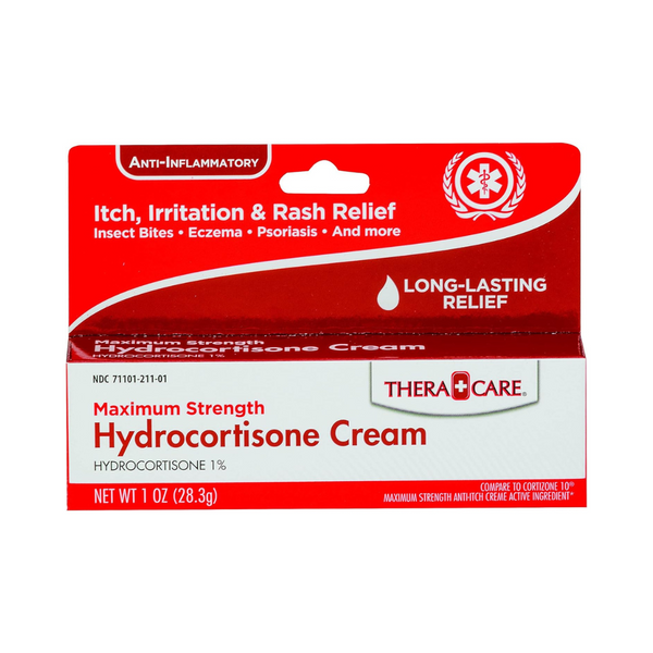 Thera Care Itch Irritation and Rash Relief Hydrocortisone Cream (1 oz)