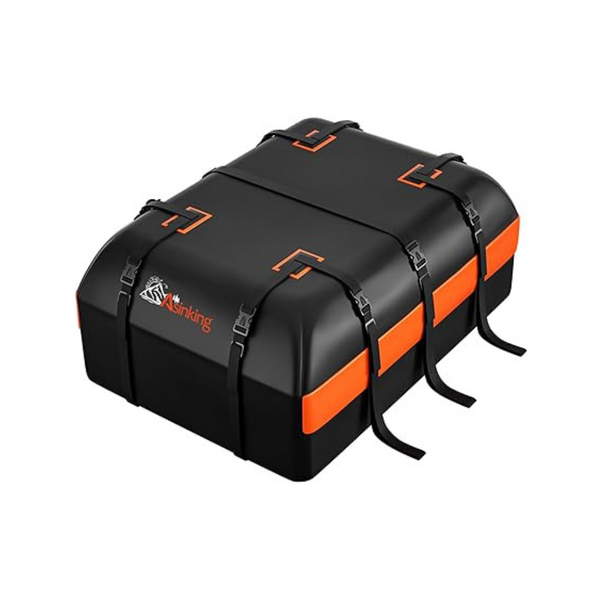 Asinking 15 Cubic Feet Waterproof Heavy Duty 840D Car Roof Bag