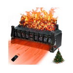 LifePlus Electric Fireplace Insert Log Heater