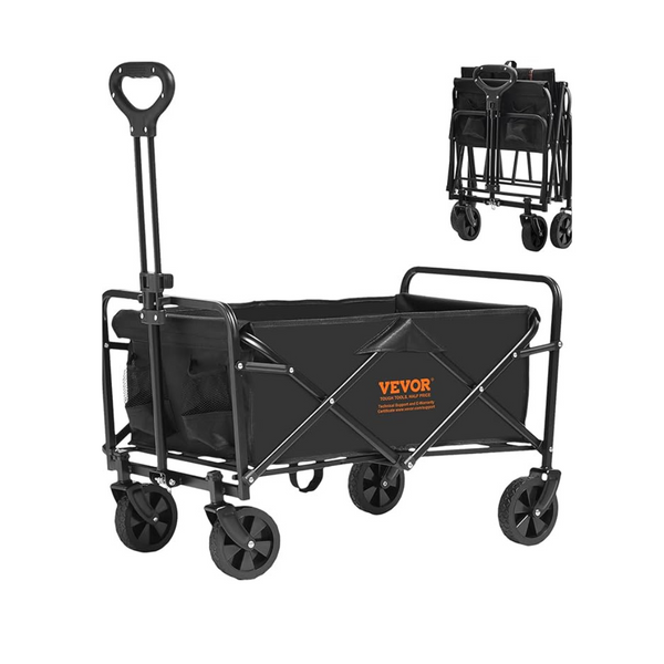 Vevor Collapsible Folding 220lbs Heavy Duty Wagons Carts with Wheels