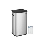 Songmics 13 Gallon Automatic Garbage Can with Soft-Close Lid