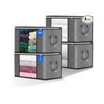 4-Pack Hotbag 90L Foldable Large Storage Bag w/ Lids & Handle