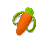 Infantino Lil' Nibble Carrot Silicone Soft-Textured Teethers
